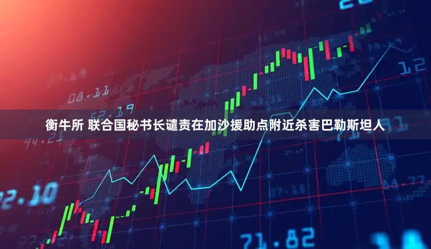 衡牛所 联合国秘书长谴责在加沙援助点附近杀害巴勒斯坦人